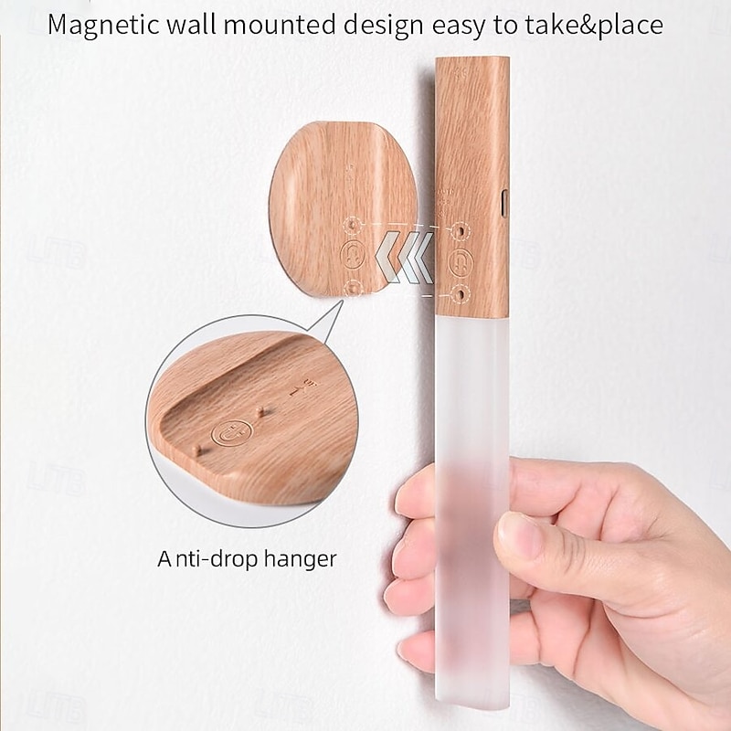 Portable Power Bar Light Wall-Mounted Motion Sensor Night Light Minimalist Romantic Handheld Atmosphere Lighting for Indoor and Outdoor Use2