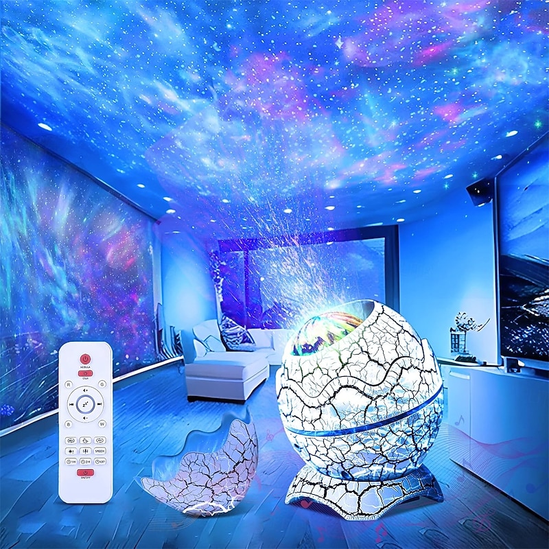 Star Projector Galaxy Projector for Bedroom Remote Control & White Noise Bluetooth Speaker 14 Colors LED Night Lights for Home Theater Party Christmas Gift