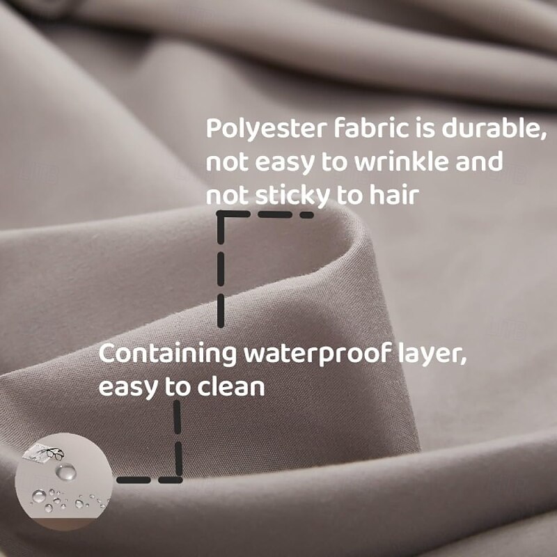 Queen Full King Protective Bed Cover Waterproof Mattress Protector Fitted Sheet Bed Protector Mattress Cover Smooth Top Breathable Skin Friendly Noiseless3