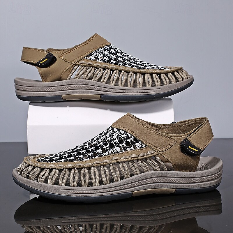 Men's Outdoor Sandals with Adjustable Strap, Breathable Mesh Design and Durable Sole for Hiking, Beach and Summer Activities4
