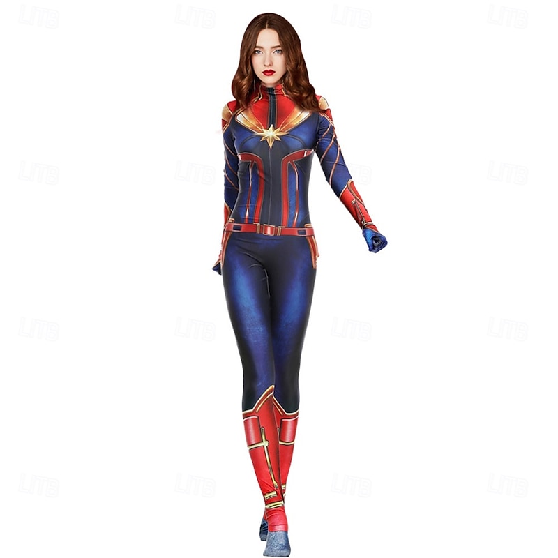 Superhero Zentai Suits Costume Bodysuits Carnival Costume Cosplay Movie Cosplay for Women's Girls' Kid's Adults' Halloween Carnival Performance Party Bachelorette Party3