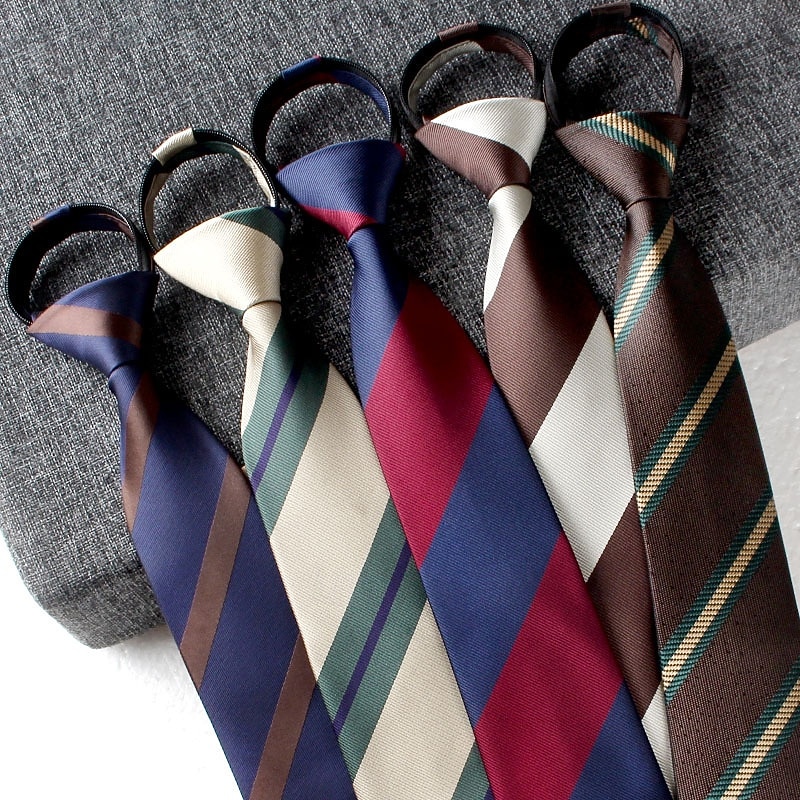 Men's Neckties Fashion Formal Basic Stripes Wedding Party Daily Wear