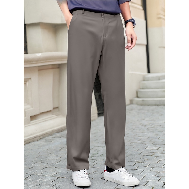 Men's Golf Pants Black khaki Grey Bottoms Golf Attire Clothes Outfits Wear Apparel