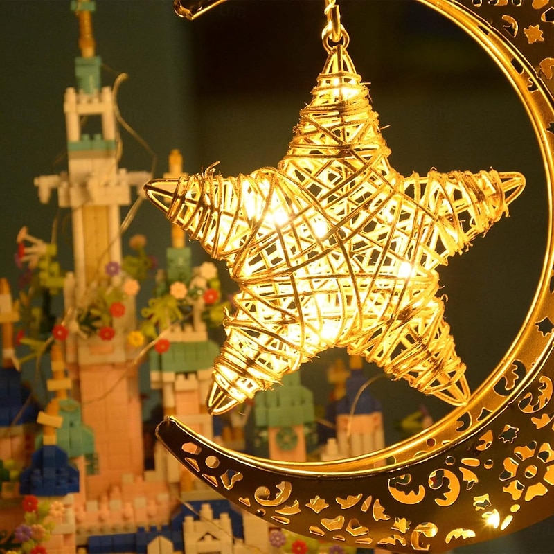 Moon Lamp Eid Mubarak Celebration for Ramadan & Eid Home Decor – Battery Powered Table, Bedroom, Window, Wardrobe Decoration3