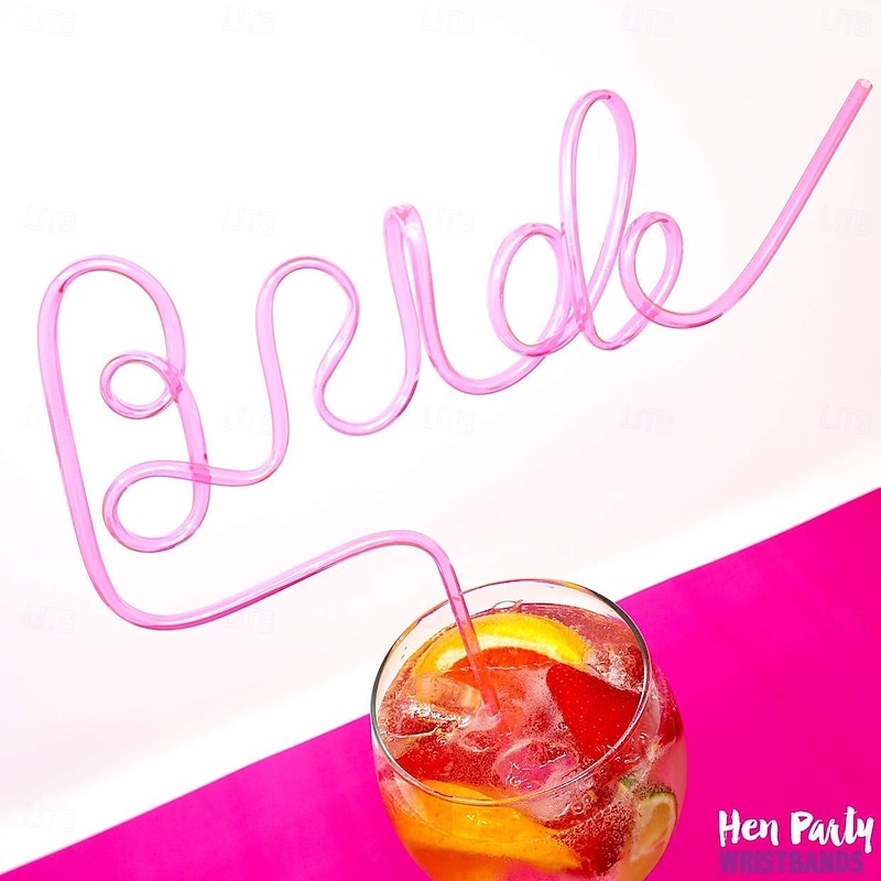 Bride to be Halloween Straw Hen Do Party Accessories Adults' Men's Women's Wedding Beach Bachelorette Party Easy Halloween Costumes Dress Up3