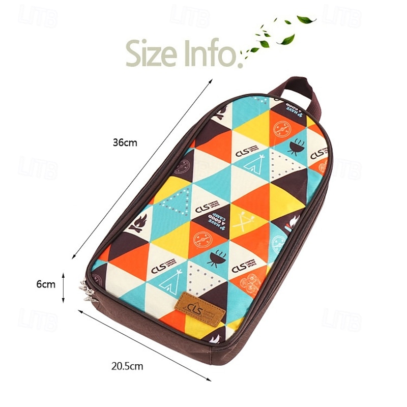 1Pc Outdoor Cutting Board Bag Portable Cooking Utensil Bag for Camping Hiking Picnic Storage and Organization3