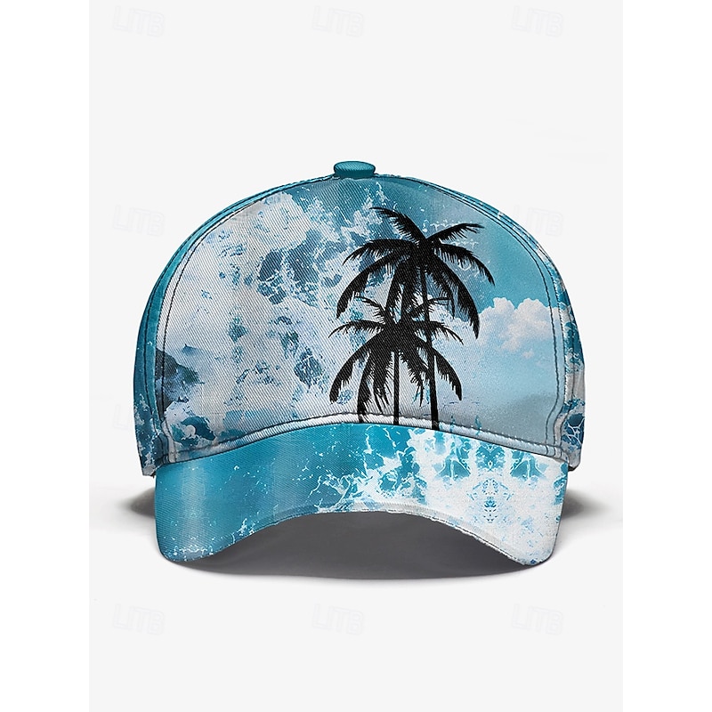 Tropical Palm Tree Baseball Cap – Summer-Inspired Design, Adjustable Fit, Comfortable and Lightweight, Ideal for Men and Women, Perfect for Beach Days and Outdoor Activities3