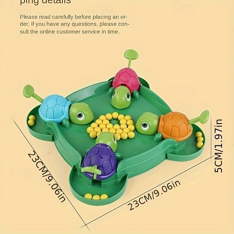 1 Set Hungry Little Turtle Multiplayer Desktop Game for Parent-child Interaction Educational Toy Gaming Gift for Christmas and Halloween3