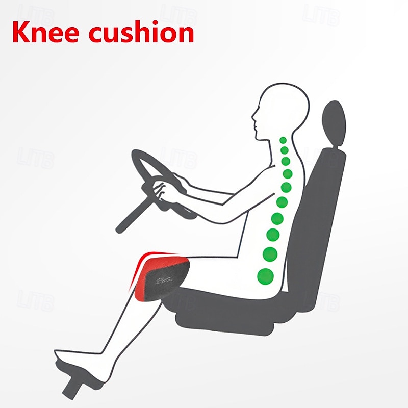 1/2Pcs Car Leg Cushion Main Driver's Knee Cushion Driving Leg Cushion Support Kneepad Car Seat Leg Cushion Seat Supports4