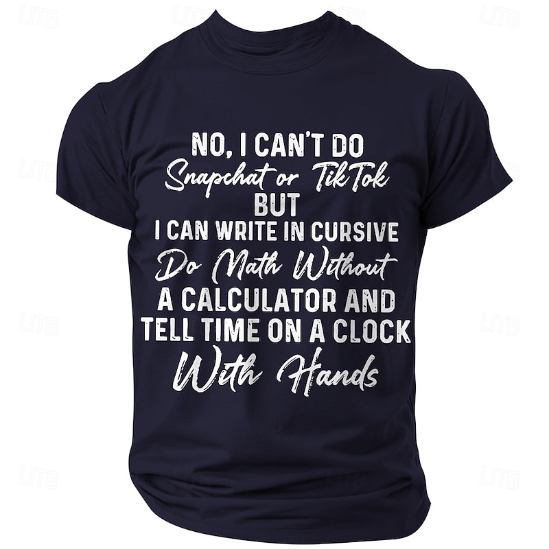 Men's Funny Slang T Shirt 100% Cotton Short Sleeve Graphic Shirt Black Army Green Dark Blue Comfortable Tee Vacation Street Fashion Designer Clothing2