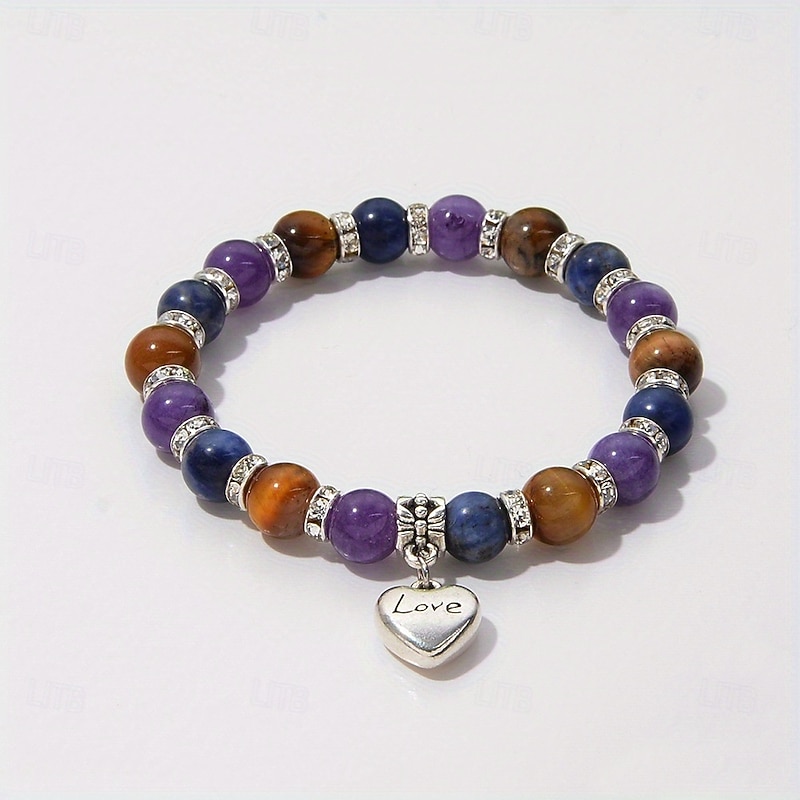 Handmade Beaded Boho Vacation Style Bracelets, Stretchable with Anxiety, No Plating, Elastic for Comfort, All-Season Wear4