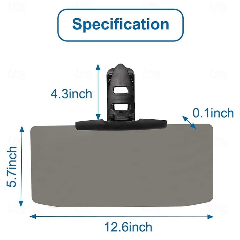 Car Sun Visor Universal Anti-Glare Polarized Car Visor Extension Sun Blocker Protects From Stray Light Snow Blindness And UV Rays 6