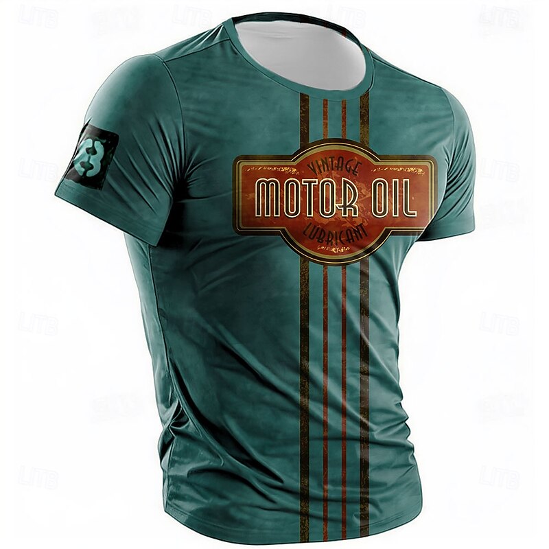 Men's Unisex Letter Graphic Prints T Shirt Casual Style Classic Style Short Sleeve T shirt 3D Print Crew Neck Shirt Sports Casual Big and Tall Outdoor Street Daily Yellow Blue Brown Summer Clothing3