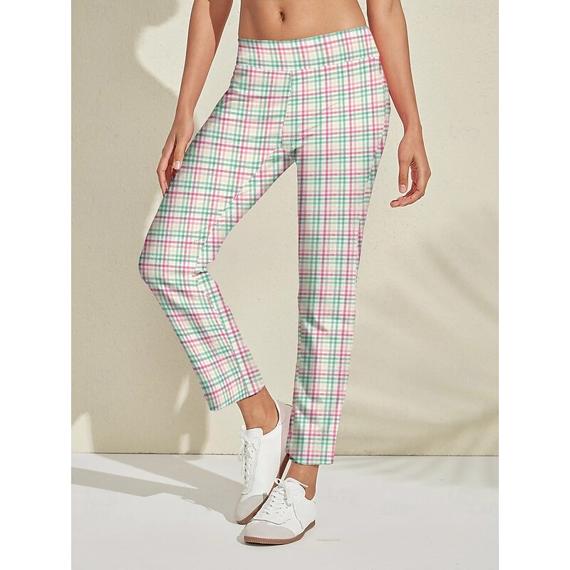 Women's Golf Pants Green Pants / Trousers Ladies Golf Attire Clothes Outfits Wear Apparel