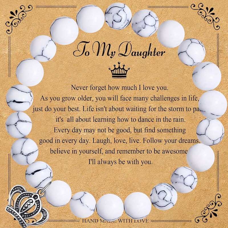 Inspirational Gifts for Women Natural Stone Bracelet for women Unique Small Gifts for Birthday Mothers day Thanksgiving Christmas Valentine's Day Teacher Appreciation Gifts3