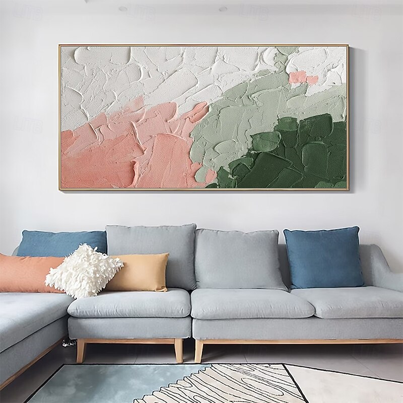 Mintura Handmade Abstract Texture Oil Paintings On Canvas Wall Art Decoration Modern Picture For Home Decor Rolled Frameless Unstretched Painting3