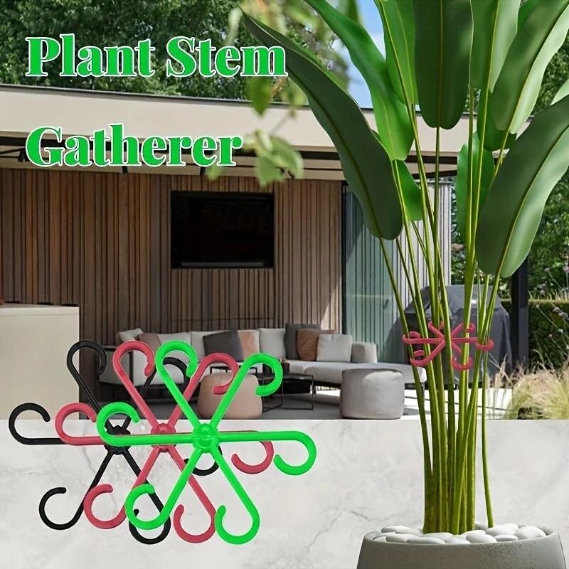 4pcs Premium Plant Support Kit Adjustable Stem Hooks for Easy Gardening & Tying Ideal for Monstera & Long-Stemmed Plants3