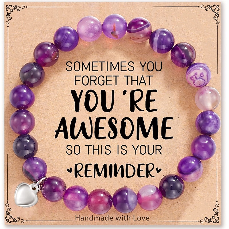 Handmade Beaded Bracelet, Natural Stone, Ideal Gift for Sisters, Moms on Anniversary, Christmas, Thanksgiving, Valentine's Day, Birthday, Mother's Day, Best for Christmas, Perfect for Thanksgiving