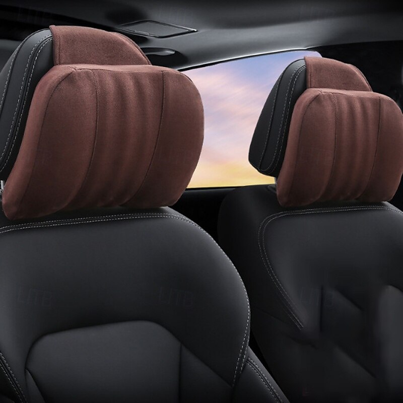 Universal Car Neck Headrest Pillow Ultra Soft Adjustable Pillow for Car Seat Head Support Neck Car Accessory 1PCS2