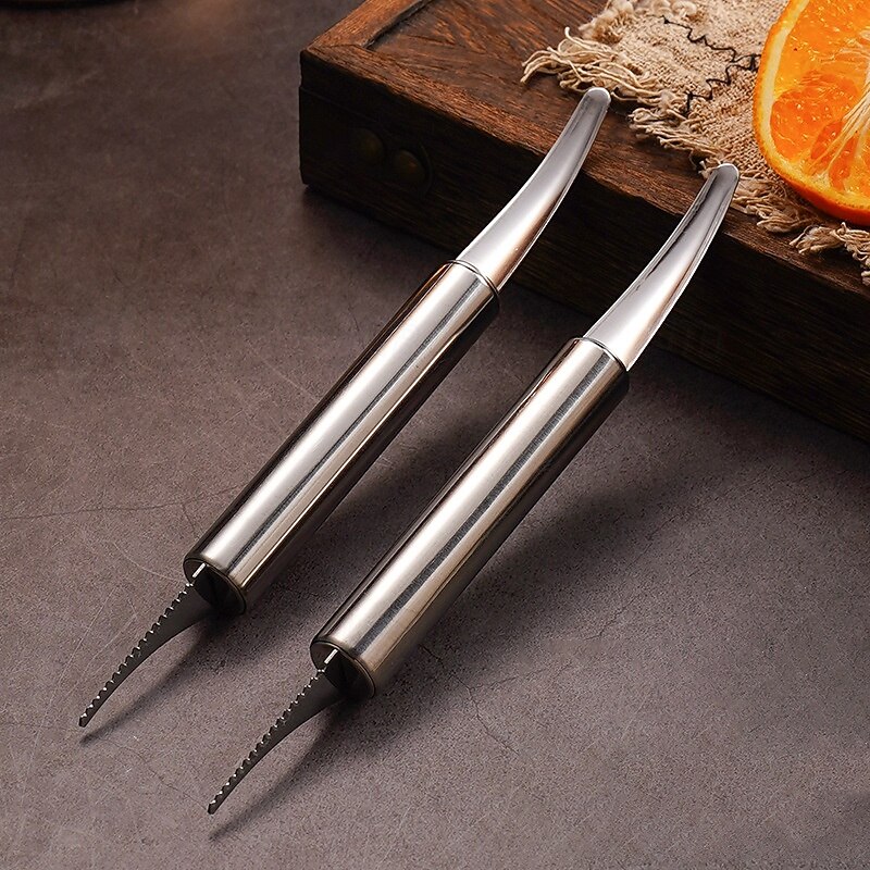 1Pc Stainless Steel Camping Multi-Tool - Peeler, Bottle Opener & Knife for Outdoor Cooking & Hiking