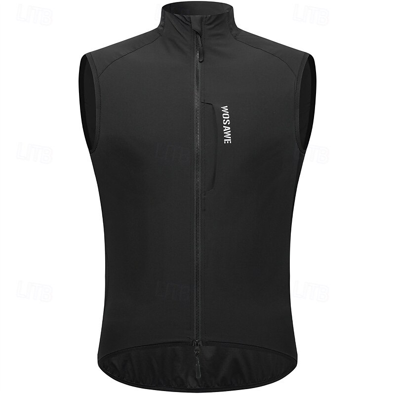 Men's Women's Cycling Vest Sleeveless Bike Vest / Gilet Top with 3 Rear Pockets Mountain Bike MTB Road Bike Cycling Waterproof Windproof Reflective Strips Sports Black Yellow Grey Clothing Apparel2