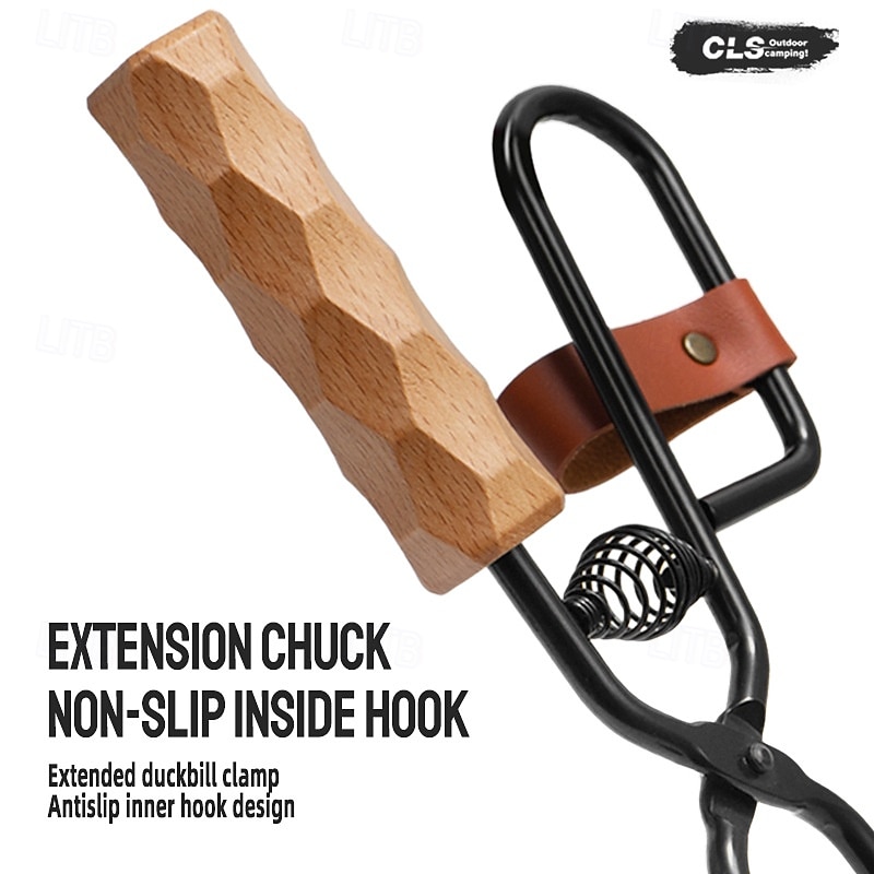 1pc Outdoor New Camping Carbon Clip, Lightweight and Durable, Essential Gear for Camping, Hiking, and BBQ Activities3