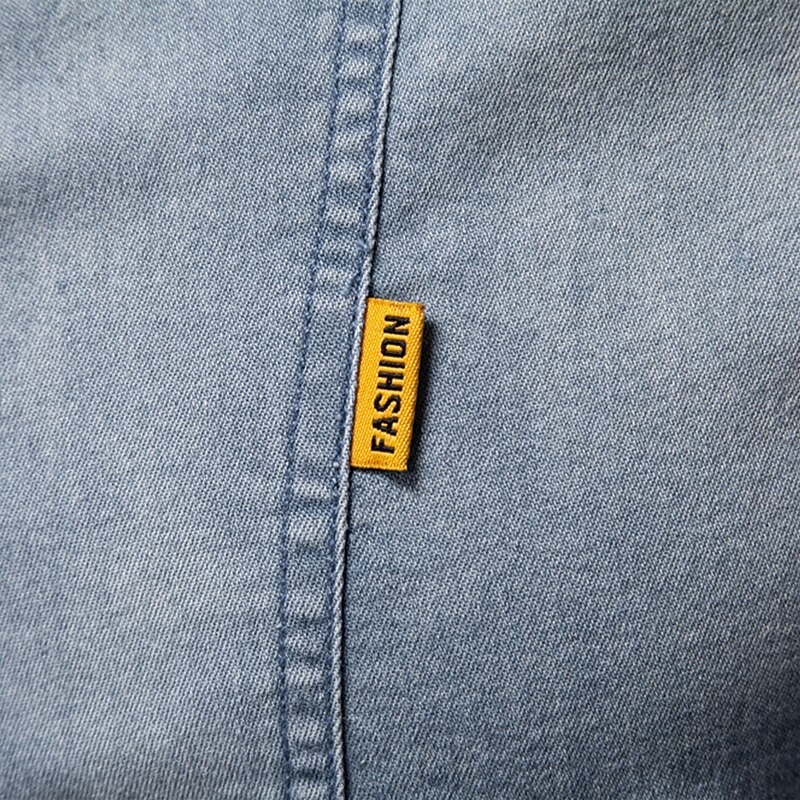 Men's Shirt Black Dark Blue Light Blue Long Sleeve Solid Color Rolled collar Outdoor Causal Buttons Clothing Apparel Daily Casual Daily Leisure2