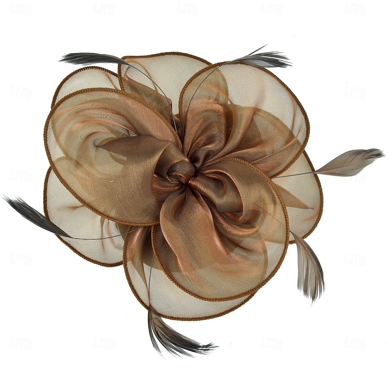 Women Fascinators Hats Kentucky Derby Flower Fascinators with Headband and Clip Tea Party Headwear for Women and Girls2