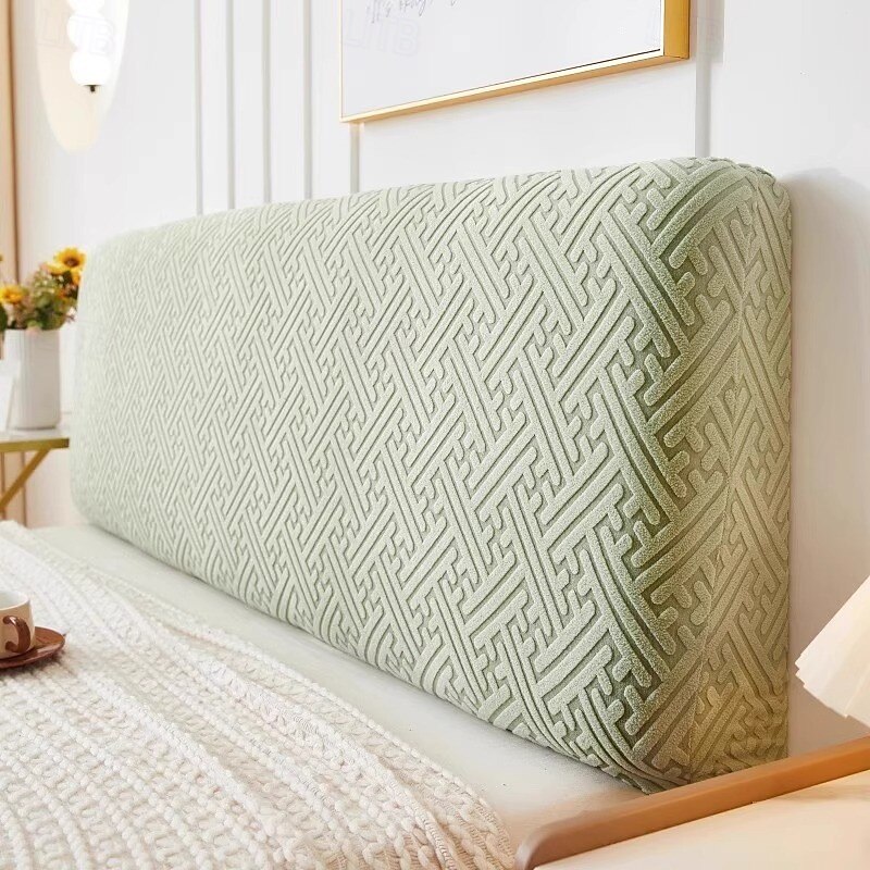 Stretch Bed Headboard Cover Slipcover Solid Color Dustproof Bed Head Protector Cover