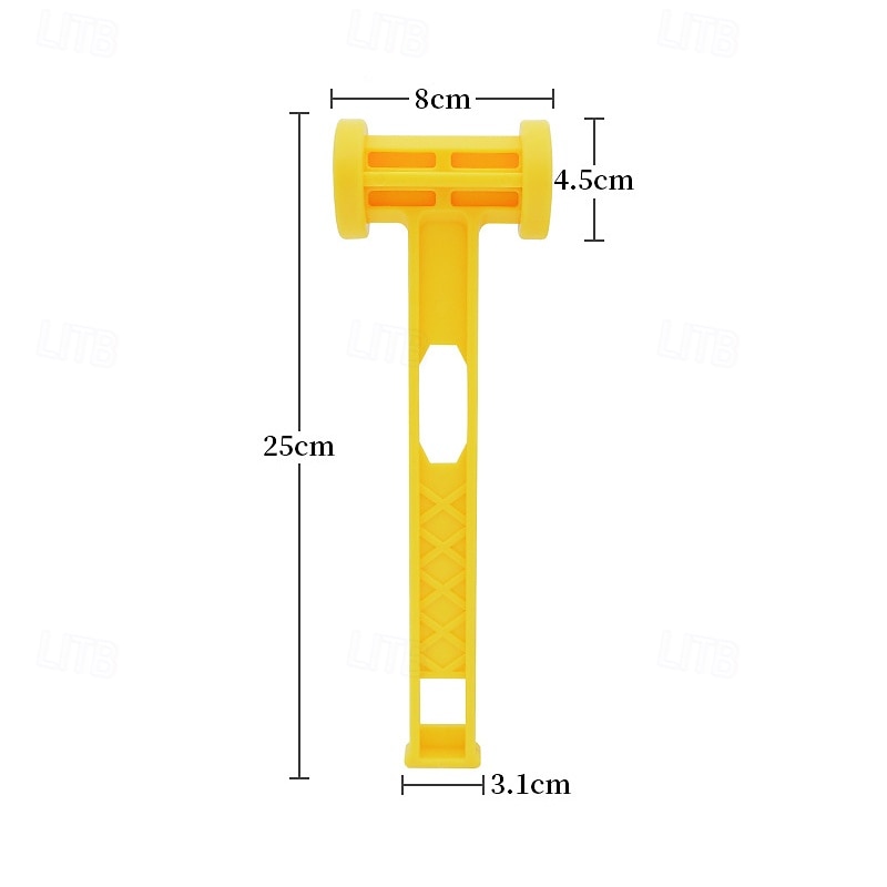 1PC Portable Ultralight Plastic PE Hammer for Outdoor Camping, Canopy, and Tent Ground Stakes4