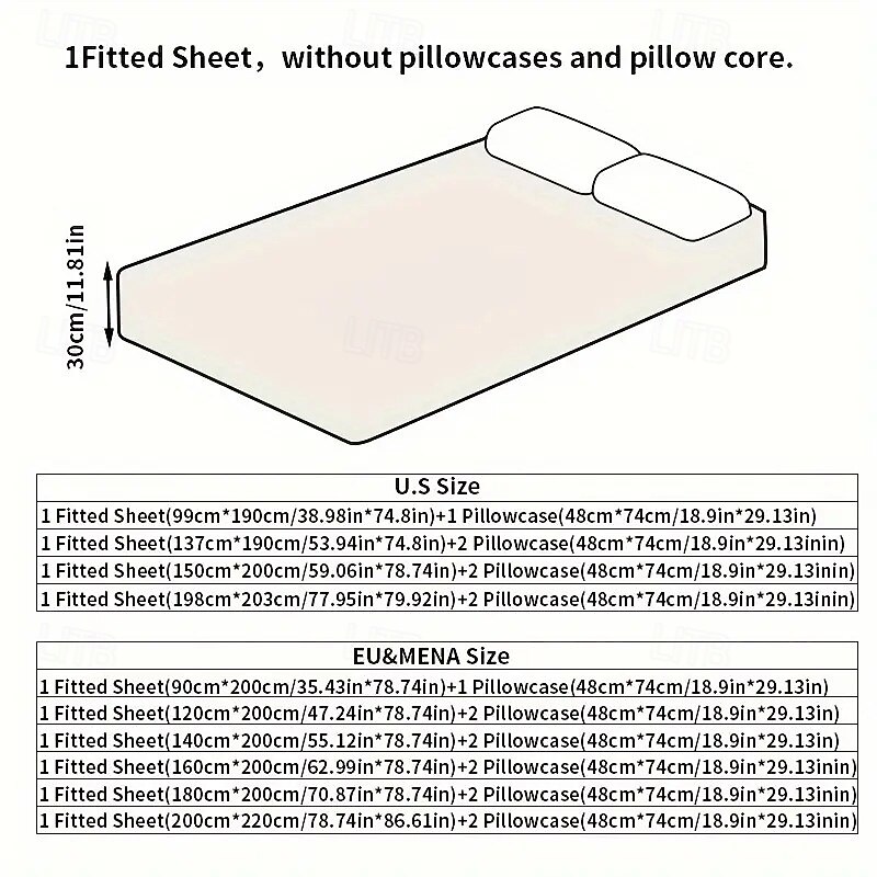 Queen Full King Protective Bed Cover Waterproof Mattress Protector Quilted Fitted Mattress Pad Bed Protector Elastic Band Suitable for All Seasons,Embossed Design,360°Coverage,Deep Pocket3
