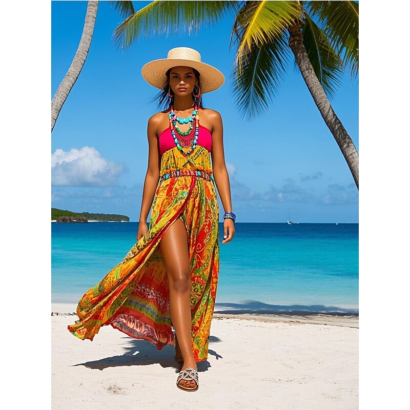 Women's Brown Rhinestone Embellished Slide Sandals – Open-Toe Flat Slip-On Sandals for Summer Beach & Casual Wear2