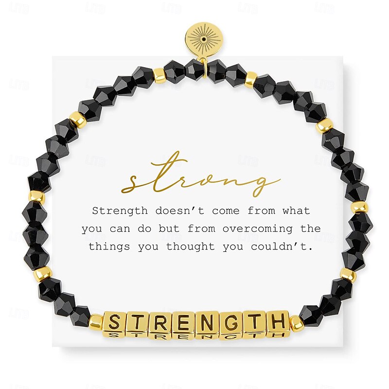 Inspirational Bracelets for Women - Motivational Bracelets, Inspirational Jewelry, Beaded Stretch Bracelets and Encouragement Gifts for Women2