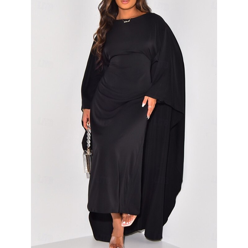 Women's Mini Dress Casual Dress Basic Casual Puff Sleeve Vacation Daily Regular Fit Plain Long Sleeve Crew Neck Black Sky Blue Dark Green Beige Summer Spring Fall2