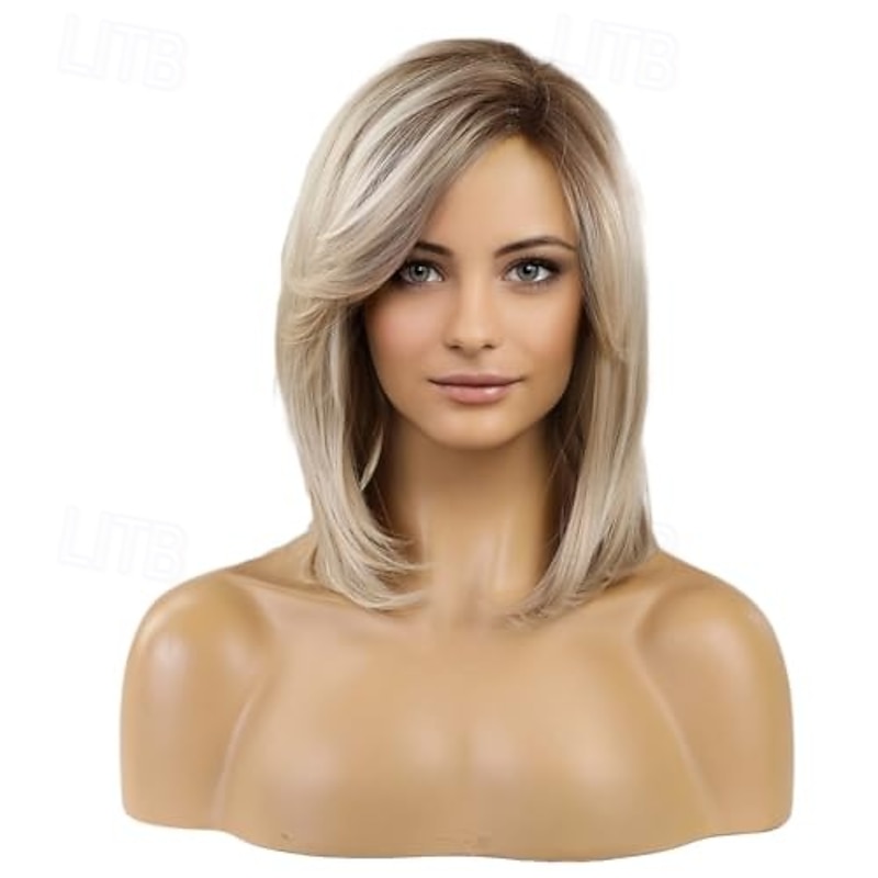 Layered Wigs for Women Synthetic Curly Wavy Hair Wig