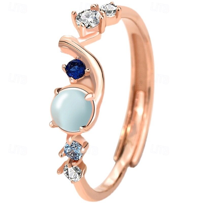 Anime Cartoon Princess Cosplay Ring Women Cute Crown Zircon Adjustable Opening Luxury Rings Jewelry Gift Accessories4