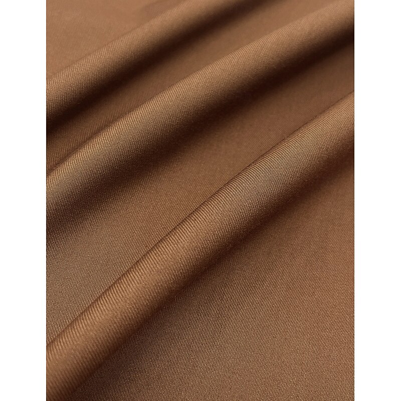 Men's Party Prom Party Suits Brown Fashion Formal Solid Colored Standard Fit 2 Piece Double Breasted Six-buttons4