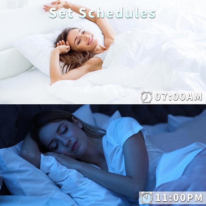 A19 E27 RGB Smart Light Bulb – Bluetooth & WiFi Color Changing, Dimmable 10W LED Bulb with Music Sync, Works with Tuya APP4