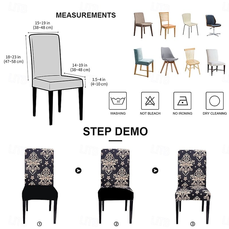 PU Leather fabric solid color chair cover waterproof Dining seat Chair Covers Hotel Banquet wedding Seat Covers Chair Protector3