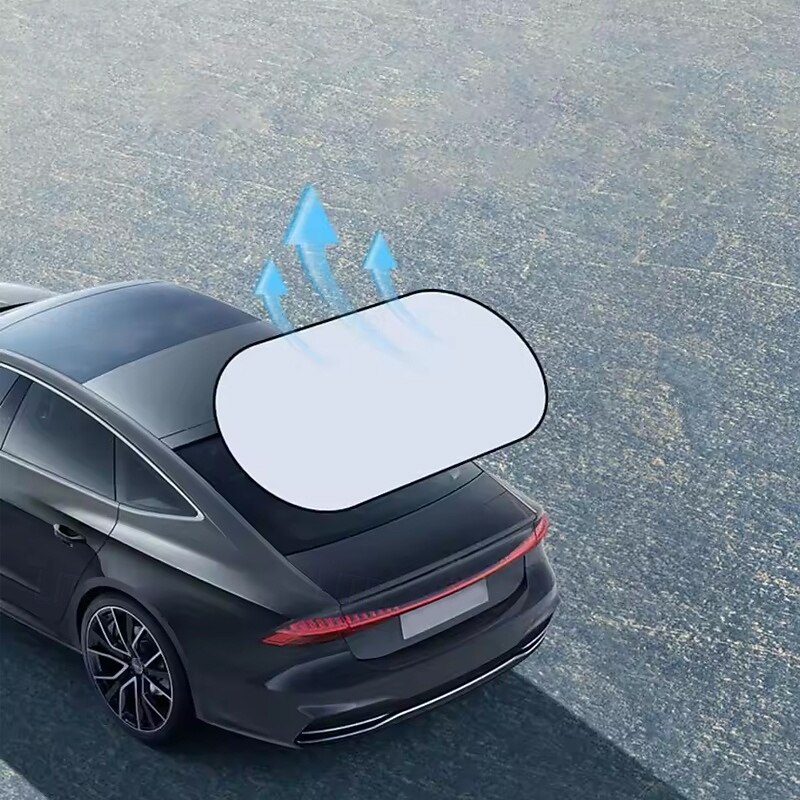 Car Sun Shade UV Protection Folding Auto Rear Window Sunshade Universal Car Window Visor with Suction Cups4