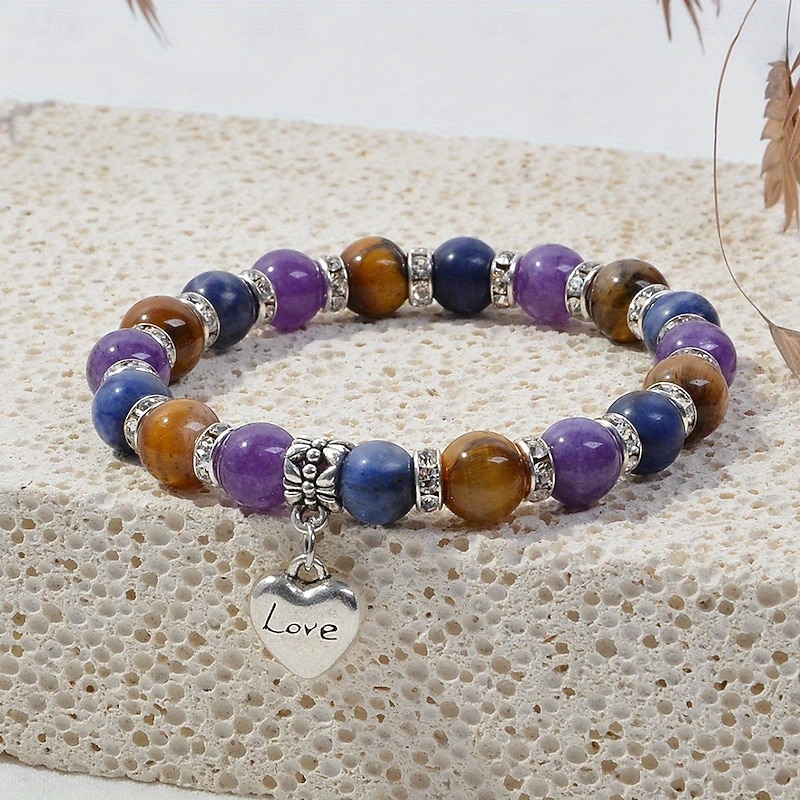 Handmade Beaded Boho Vacation Style Bracelets, Stretchable with Anxiety, No Plating, Elastic for Comfort, All-Season Wear2