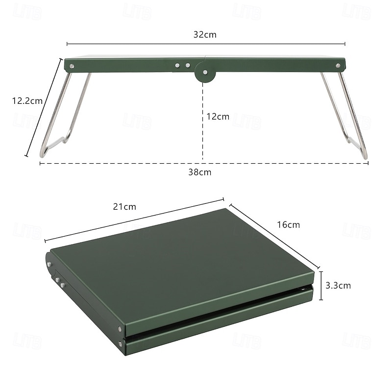 Adjustable Height Aluminum Alloy Camping Folding Table - Portable Outdoor Table for Versatile Use and Comfor2