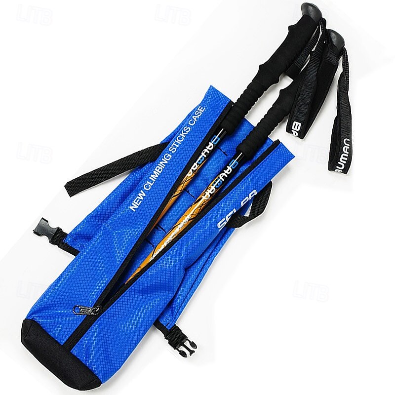 1PC Camping Outdoor Hiking Poles Backpack Adjustable Lightweight Trekking Poles with Anti-Shock Absorbing Feature Ergonomic Handles for Comfortable Grip Ideal for Hiking, Trekking, and Outdoor Adventures