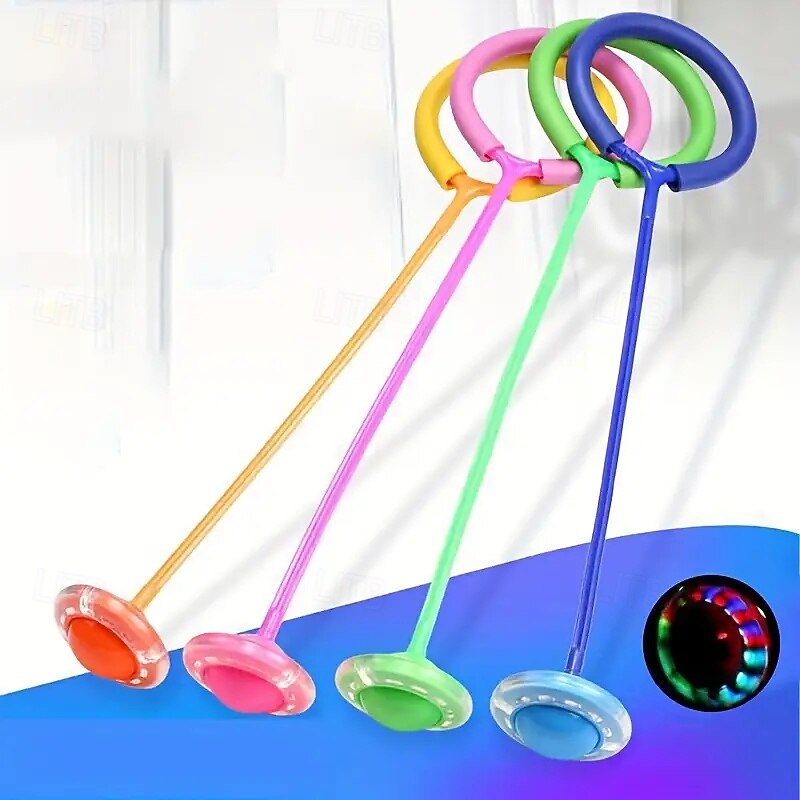 Fun Durable LED Flash Jump Rope Ball - Reaction & Speed Training Toy