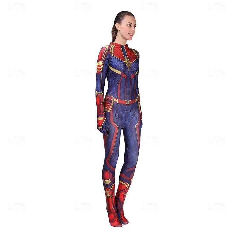 Superhero Zentai Suits Costume Bodysuits Carnival Costume Cosplay Movie Cosplay for Women's Girls' Kid's Adults' Halloween Carnival Performance Party Bachelorette Party4
