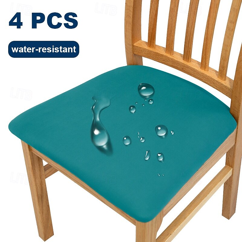 Waterproof Dining Chair Slipcovers Protective and Stylish Chair Covers Shielding Against Spills, Stains, and Liquids. Durable, High-Quality Fabric Ensures Longevity and Easy Maintenance2