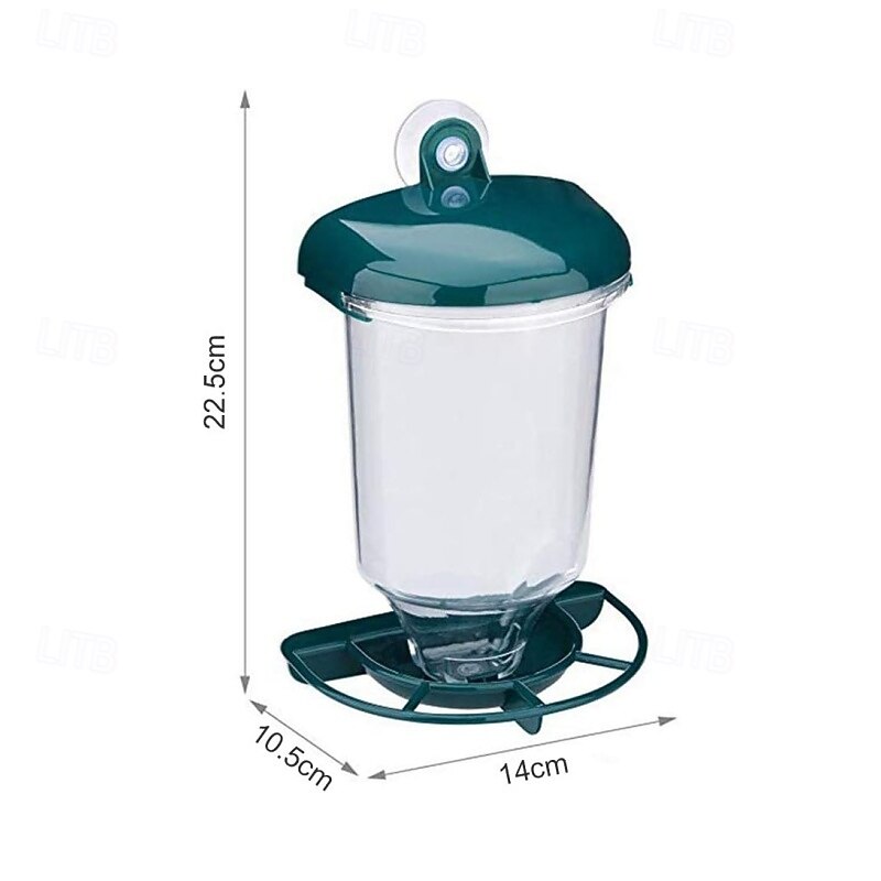 Bird Feeder For The Window Bird House With Strong Suction Cup For Hanging Guaranteed Dry Food 500ml Filling Volume2
