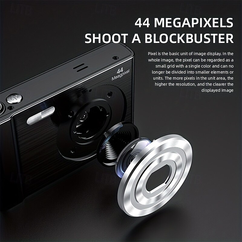 48MP 4K HD Digital Camera 2.4in Screen 16X Zoom Photo Video Photography Cameras Birthday Chirstmas Gift For Kids3