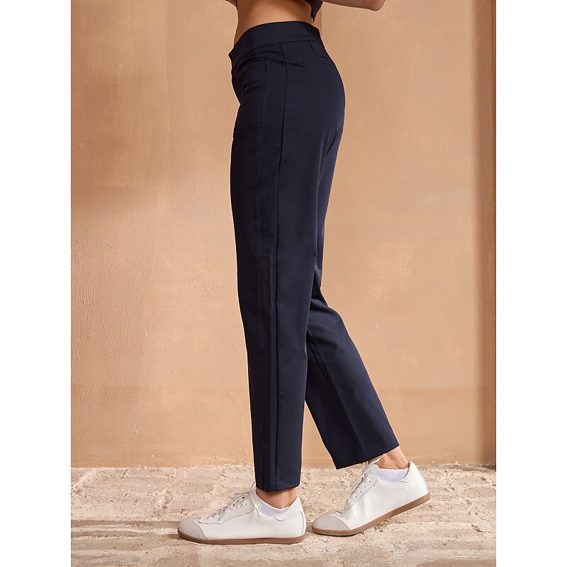 Women's Golf Pants Navy Black Pants / Trousers Ladies Golf Attire Clothes Outfits Wear Apparel4