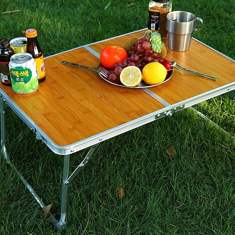 1pc Camping Outdoor Mini Folding Table, Compact and Lightweight, Easy to Carry, Durable, Perfect for Picnics, Hiking, and Outdoor Activities, Convenient Storage and Setup2